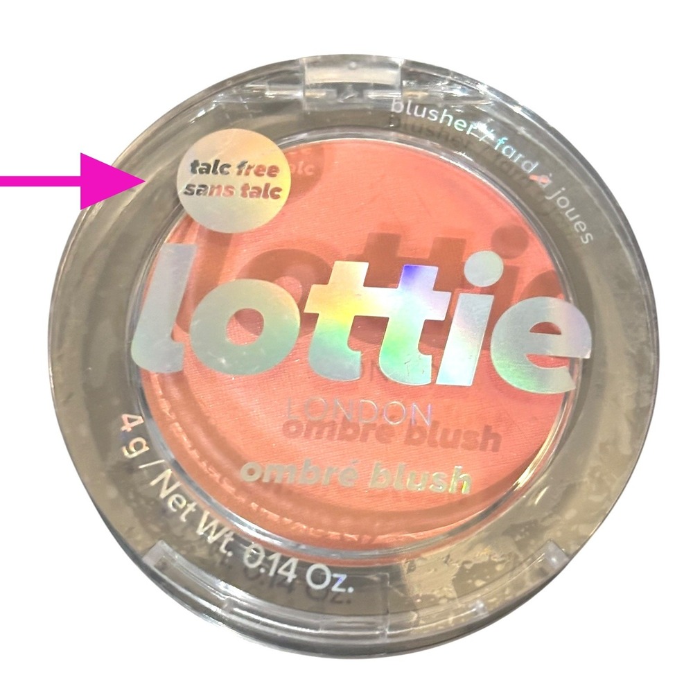 Lottie London Ombre Blush Exposed LOB006 Peach Pink Talc Free Vegan 4g New